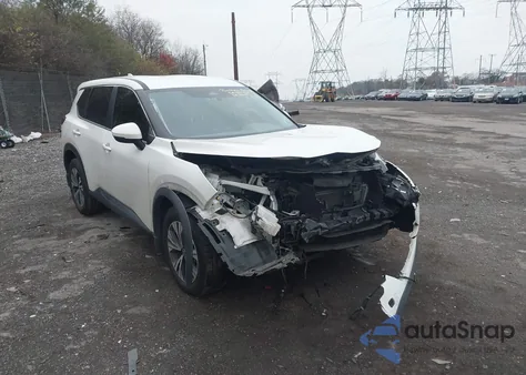 2022 Nissan Rogue Sv Intelligent Awd из США, поврежденный, VIN 5N1BT3BB6NC726334